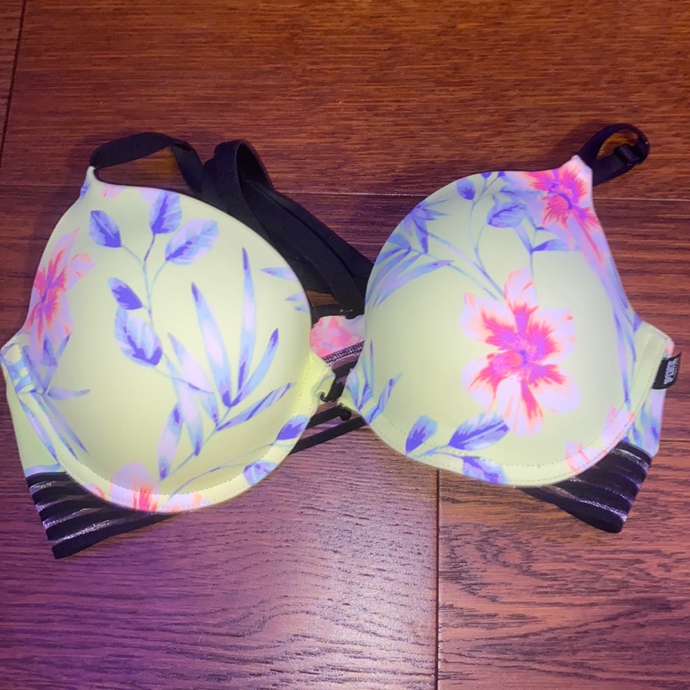 pink push up bra 34D